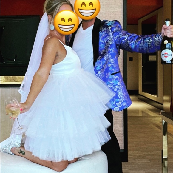 Custom wedding/bachelorette/shower tulle dress - Picture 3 of 5